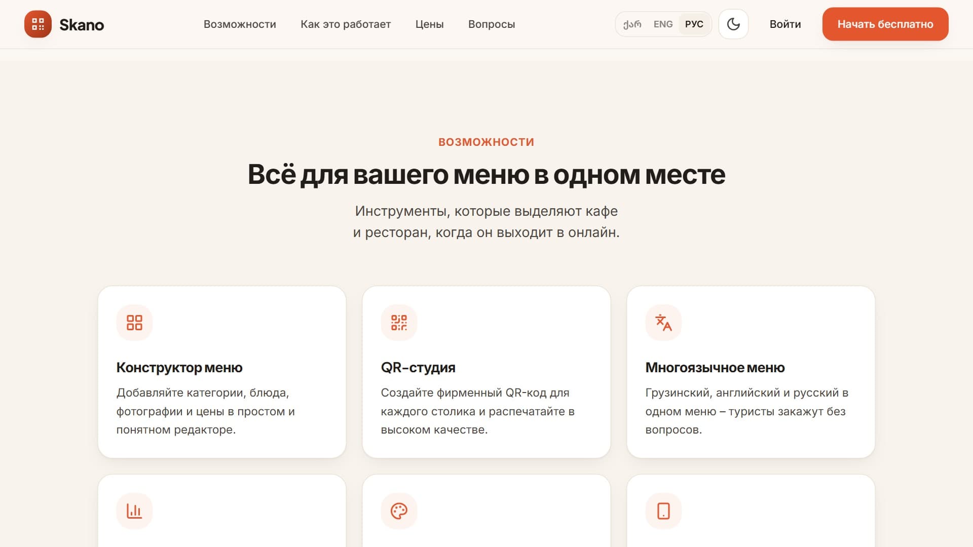 Возможности платформы